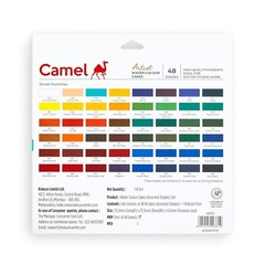 Camel Artist Water Colour Cakes Set – Pack of 48 Shades with Brush