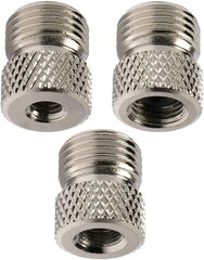 3 Set of Airbrush Hose Adaptor Fitting 1/8″ Male to Badger Paasche Aztec Airbrus