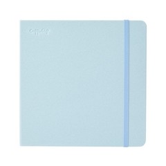 CuppaClip Watercolor Journal 300GSM Fine Grain Art Supplies for 7x7in, Blue