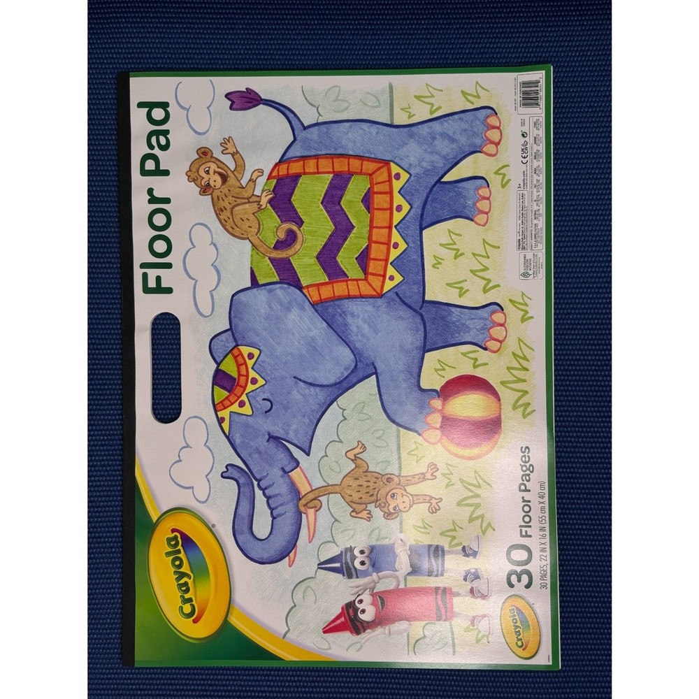Crayola Giant Drawing Floor Pad 30 Pages Kids Art New Sealed