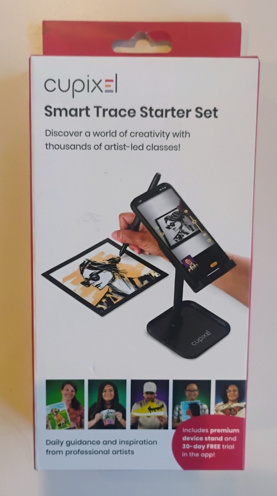 Cupixel Smart Trace Starter Set W/ Premium Device Stand & Trial Subscription New