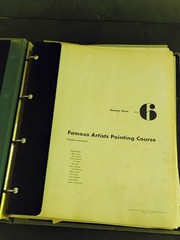 Famous Artists Course 1953 Lesson 6-12 Binder Book