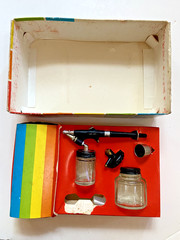 Vintage Blue Point Air Brush Set Model No.BF171 Snap-On Tools Corp