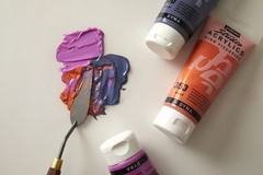 Studio Acrylics High Viscosity Fine Acrylic 250 ml Iridescent Violet Blue