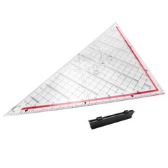 30CM Triangle Drawing Multifunction Ruler Drawing with Handle G3071