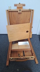 Cappelletto classic big French Box sketch easel with wooden palette. M/ in Itaty