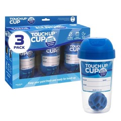 Touch Up Cup Empty Plastic Paint Storage Containers with Lids for Leftover Pa…