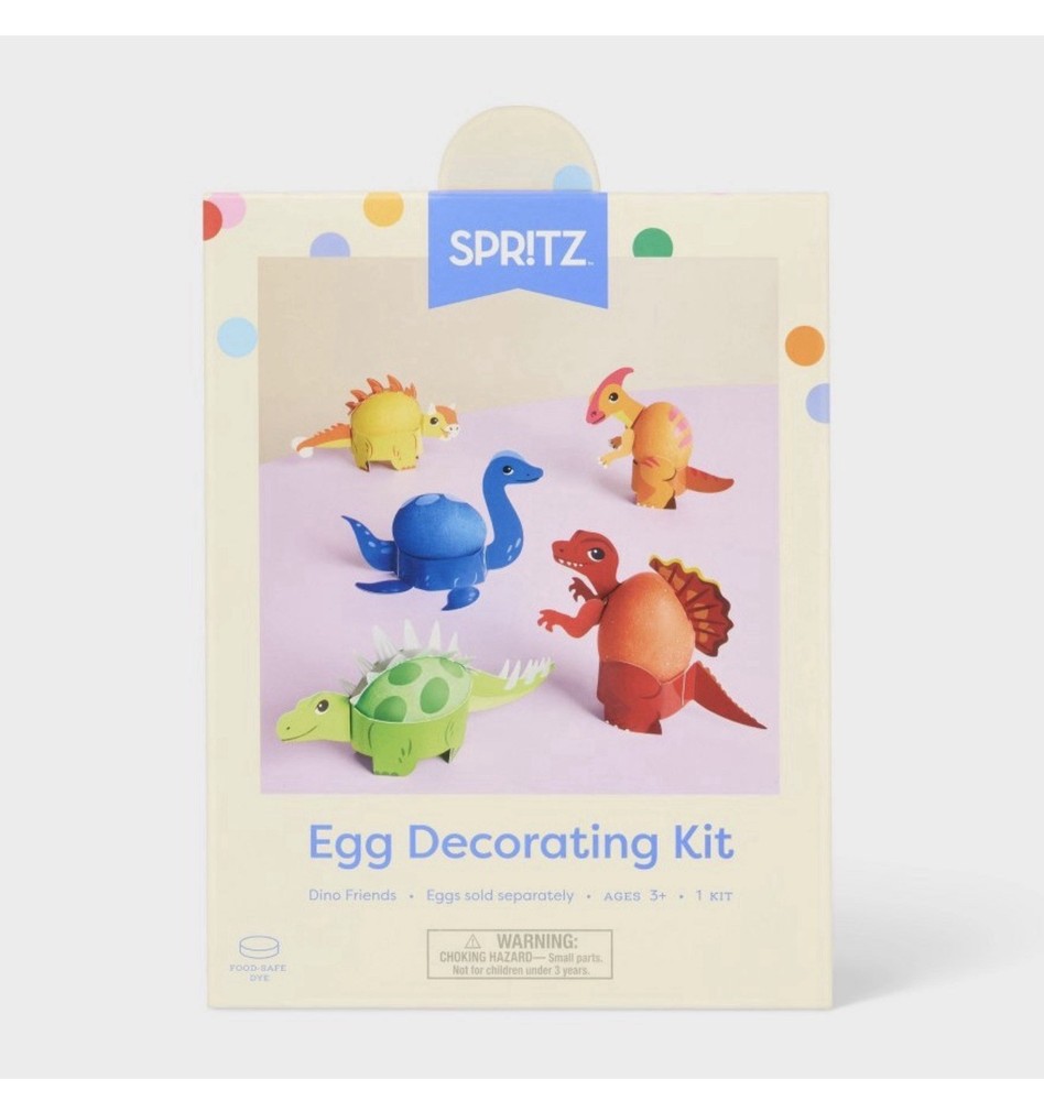 Fun Activitiy Craft Design Egg Decorating Kit, Dinosaur Dino Eggs