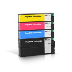 4 Colors 982XL Ink Cartridge For HP PageWide Enterprise Color 765dn 780dn 785