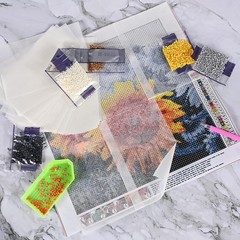 300 Pieces Diamond Painting Release Paper 15 x 15 cm and 15 x 10 cm Double-Si…