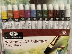 Watercolor Paint Set Artist Pack 15 pc Royal Langnickel RD552 New, Sealed