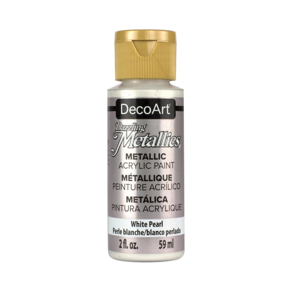 Dazzling Metallics Acrylic Paint 2oz-White Pearl