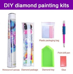 Halloween Diamond Art Kits for Adults, 3 Packs Halloween Diamond Painting Kits.,