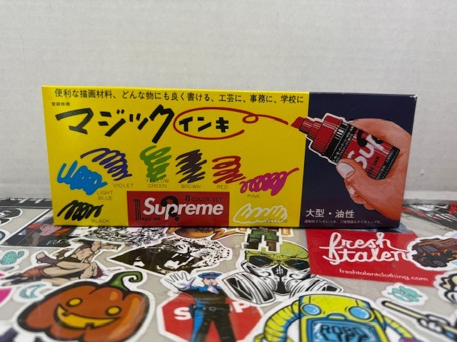 Supreme Magic Ink Oil Based Markers 8 Color Set Brand New SS22