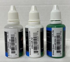 US Art Supply 1 oz Airbrush Colors Lot of 3. See Pics for Colors
