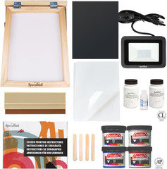 Ultimate Screen Printing Kit with LED UV Exposure Lamp – All-in-One Solution