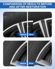 Wheel Rims Touch Up Paint Compatible with BMW Wheel – Matt Black/Matte Black