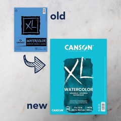 XL Series 9×12 Heavyweight Watercolor Pad – 30 Acid-Free Sheets for Artists