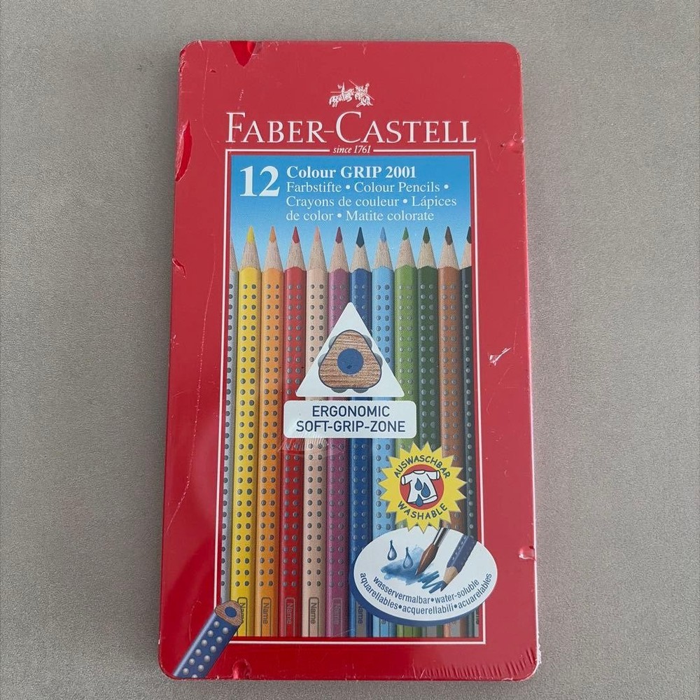 New unused Faber-Castell Colour GRIP 2001 12 colors