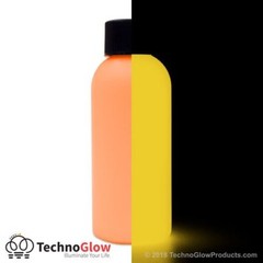 Glow in the Dark Paint, Bright Orange to Gold – UV Reactive Luminescent Paint