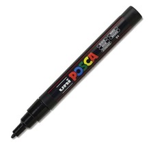 Posca Markers, Paint Marker, Black Paint, 3M Fine Tip, Opaque Ink, Acrylic Pen