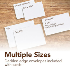 400 Series Mixed Media Cards, 5X6.875 Inches, 6 Pack, Envelopes Included – Gree