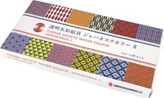 Turner Color Transparent Watercolor Paints, Japanesque Color 2, 12-color set, WT