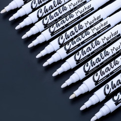 Volcanics White Liquid Chalk Markers for Blackboard Window Marker for Glass Wash
