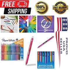 Papermate InkJoy Gel Pens, 14 Assorted Colors 0.7mm – Smooth, Smear-Free Writing