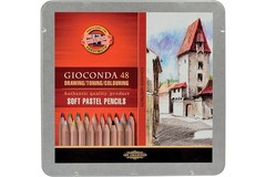 48 PCS Artist’s Soft Pastel Pencil Set Drawing Sketching Blending Shading