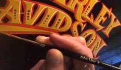 Premium PROFESSIONAL # 4 Outlining & Lettering Quill PRO SERIES Multi Use Brush
