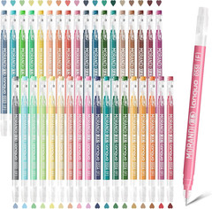 Gel Pens For Coloring, 36 Pack Colored Pens for Black Paper & White Paper, 0.6MM