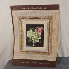 How To Draw And Paint Flowers Walter Foster Art Books #7 30 Pages 14″ X 10″
