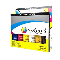 System3 6-Tube Acrylic Paint Set for Adults – Acrylic Painting Supplies for A…