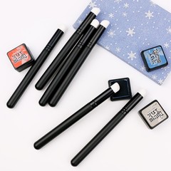 Miniature Painting Dry Brush Set 6 PCS Hobby Detail Brushes for Scale Models