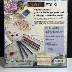 General’s Learn Watercolor Pencil Techniques Now! Kit Pencil Drawing SEALED