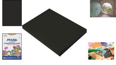 High-Quality Black Craft Paper – 100 Sheets, 9×12 for School Projects