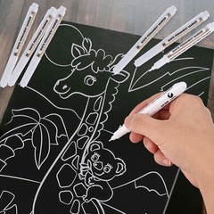 40 Pack White Acrylic Paint Markers Set | White Paint Pen for Metal, Glass, W…