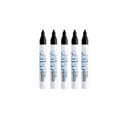 Uni-Paint Oil Based Paint Marker 5 Pens Bundle Set Multi surface Marking Pen …