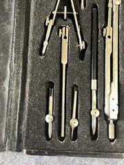 Vtg German Circulus Engineers Technical Drafting/Drawing Set In Case