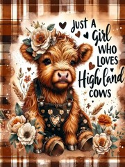 Highland Cow Diamond Art Painting Kits for Adults – 5D Diamond Painting Kits f