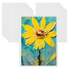 Canvas Boards for Painting, 6×8″ Cotton Canvas Panels(White, Pack of 10)
