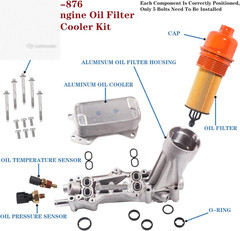 Aluminum Oil Filter Housing for Dodge Charger Challenger Jeep 3.6L 68105583AF 20