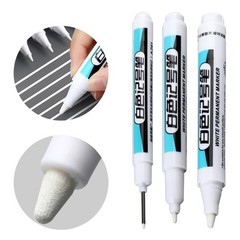 4x Quick-drying Paint Pens Oil-based Markers Pens Permanent Markers for Metal