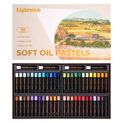 LIGHTWISH Professional 1 Count (Pack of 1), Multicolor 48 color(52 sticks)