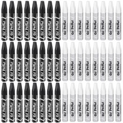 48 Pcs Black and White Soft Oil Pastels Bulk Artists Oil Crayons Single Color…
