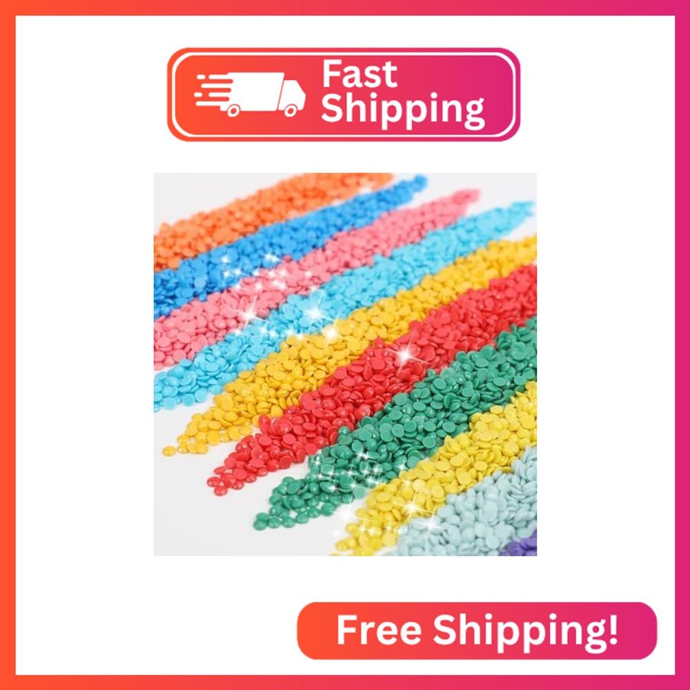 YEYKZART 3364 Diamond Painting Round Beads Drills Diamonds Stones Rhinestones Ge