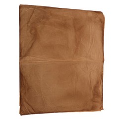 50Pcs Handmade Semi Raw Rice Paper Durable Coffee Tone for Chinese Calligraphy