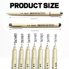 LERAO Micron Pen Set,Fineliner Pens Fine Liner Pen,Micro Pens for Drawing Ske…