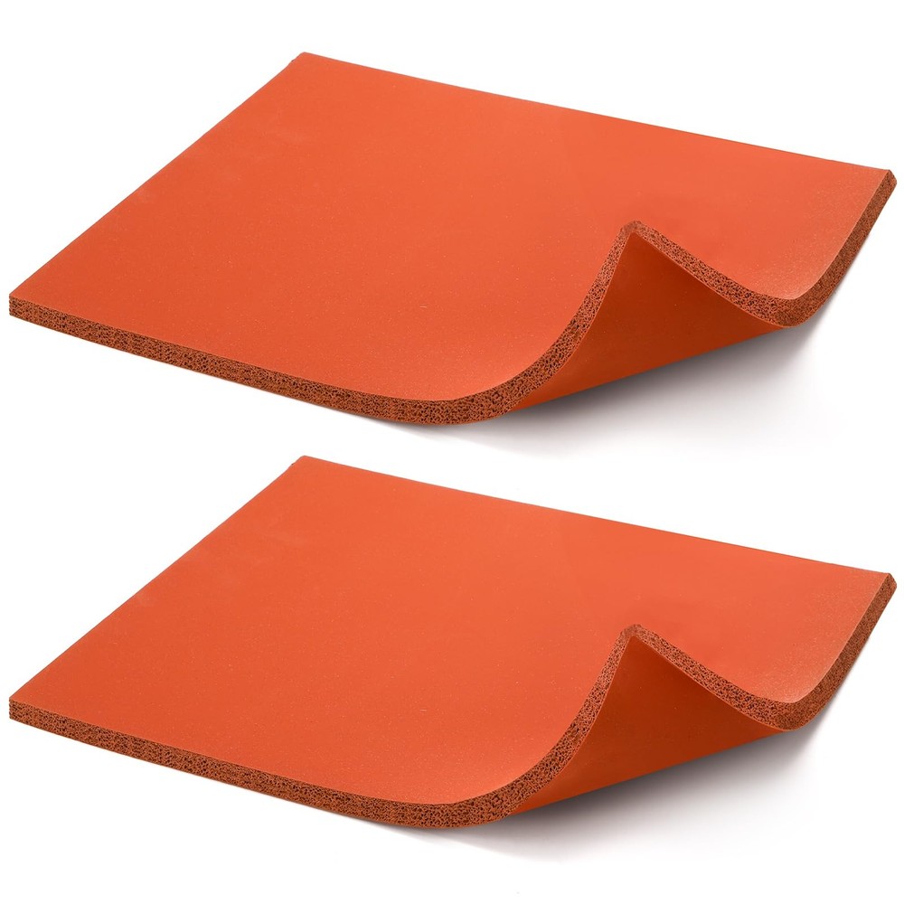 2 Pack Silicone Heat Press Mat 15 x 12 Inch Washable Heat Press Pad Double Si…